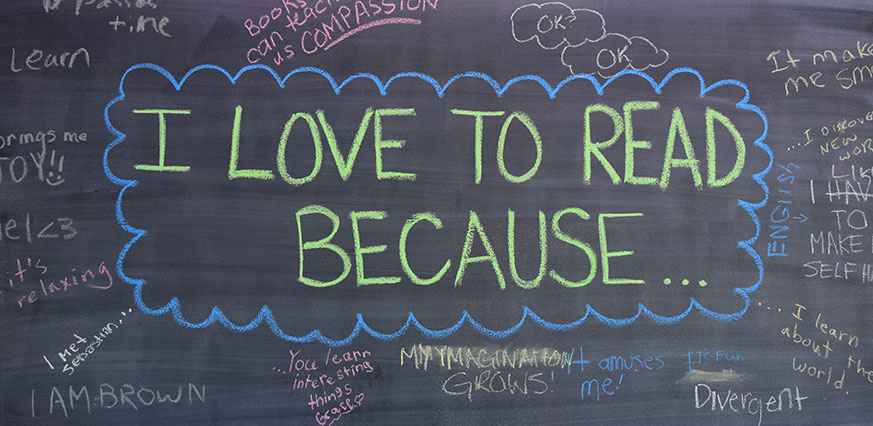 photo of chalk talk board at bonnechere park